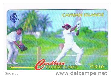 ISOLE CAYMAN     -  CABLE & WIRELESS  (GPT) - 1996 CRICKET WEEKEND: RICHIE RICHARDSON CODE 57CCIA - USED - RIF. 1035 - Sport