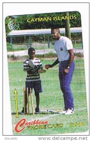 ISOLE CAYMAN     -  CABLE & WIRELESS  (GPT) - 1996 CRICKET WEEKEND: IAN BISHOP CODE 57CCID   USED -  RIF. 1037 - Sport