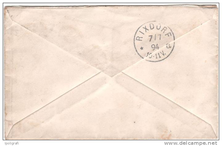 USA - 1894 - Letter From Schenectady (NY) To Germany With 3 Stamps From The Columbian Serie - 7-6-1894 - Briefe U. Dokumente