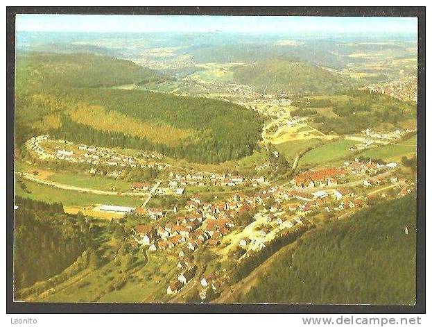 Nagold-Iselshausen Im Schwarzwald Flugaufnahme 1975 - Nagold