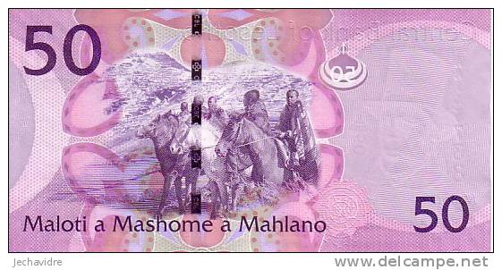 LESOTHO   50 Maloti  Emission De 2010     ***** BILLET  NEUF ***** - Lesotho