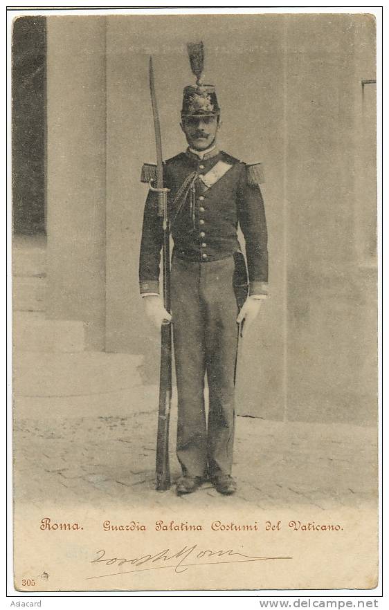 Roma Guardia Palatina Costumi Del Vaticano 305 Before 1903 - Vatican