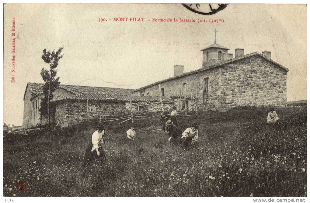 MONT-PILAT FERME DE LA JASSERIE  RAMASSAGE DE FLEUR - Mont Pilat