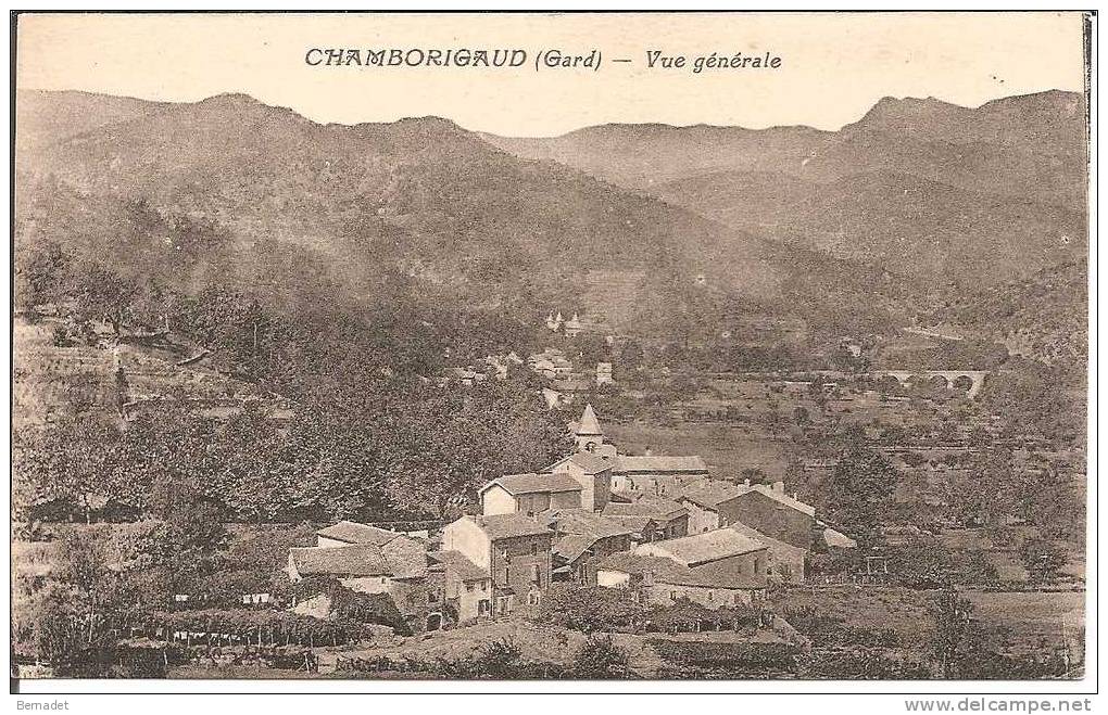 CHAMBORIGAUD .. VUE GENERALE - Chamborigaud