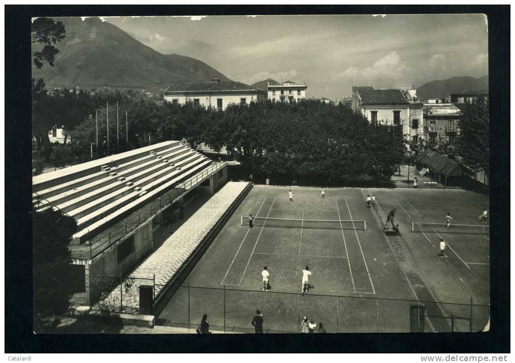 S2829 CARTOLINA ILLUSTRATA CAMPANIA SALERNO CAVA DEI TIRRENI CAMPO CIRCOLO TENNIS  FG. NV. - Cava De' Tirreni