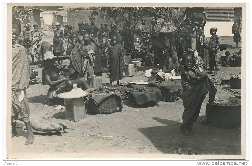 Nigeria Real Photo ? Market No Postcard Back - Nigeria