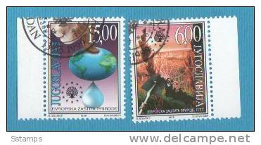 299  1999-YU   JUGOSLAVIJA JUGOSLAWIEN JUGOSLAVIA EUROPA PROTECTION NATURA   USED - Usati