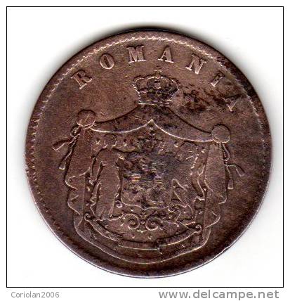 Romania / Romanie / 10 Bani 1867 / Heaton - Rumänien