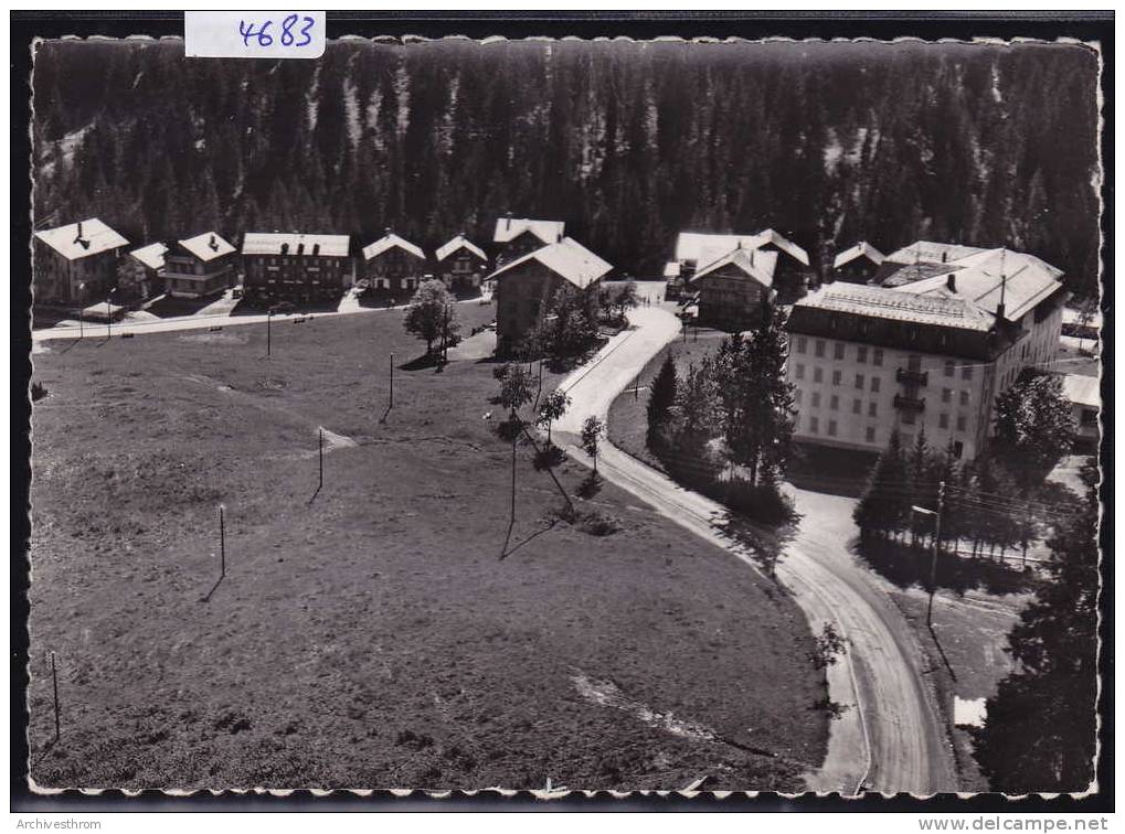 Morgins : «en Avion Au-dessus De... (VS 822) ; Pli Horizontal Vers Le Centre ; Grand Format (4683) - Sonstige & Ohne Zuordnung