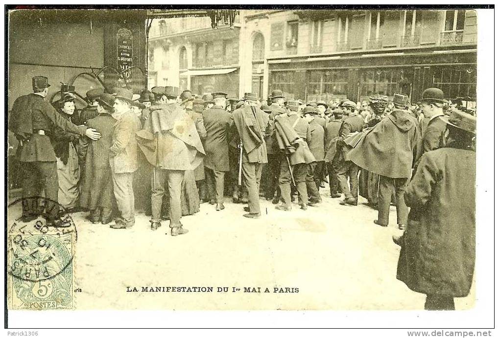 CPA  Manifestation Du  1er Mai à PARIS  3762 - Grèves