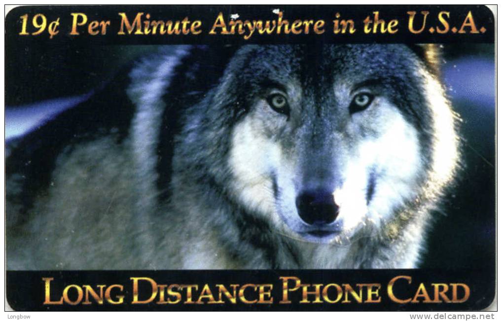 CANADA-PREPAID PHONE CARD-WOLF-New Media Telecommunications - Kanada