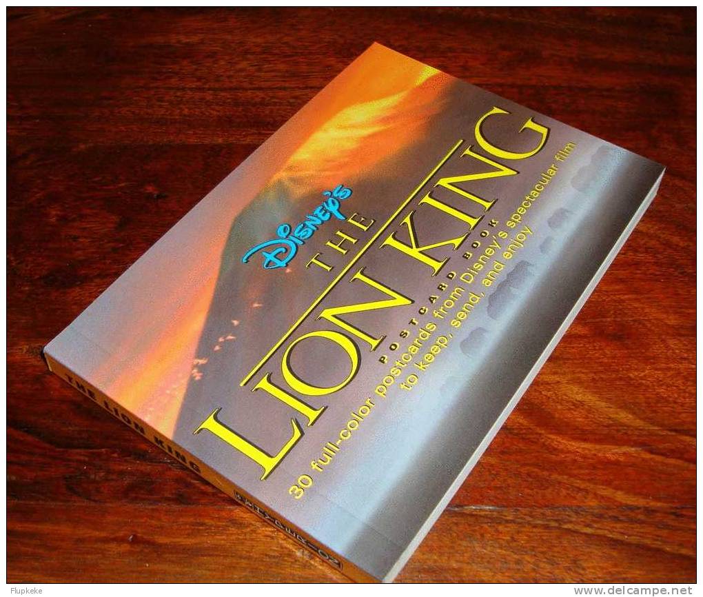 Disney´s The Lion King Postcard Book 30 Full-Color Postcards From Disney´s Spectacular Film - Autres & Non Classés