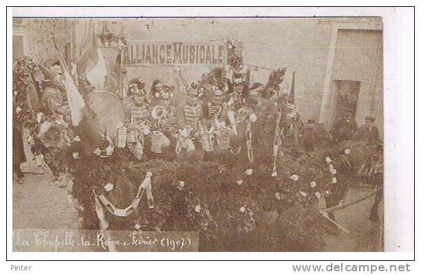 LA CHAPELLE LA REINE - Alliance Musicale - Février 1907 - CARTE PHOTO - La Chapelle La Reine