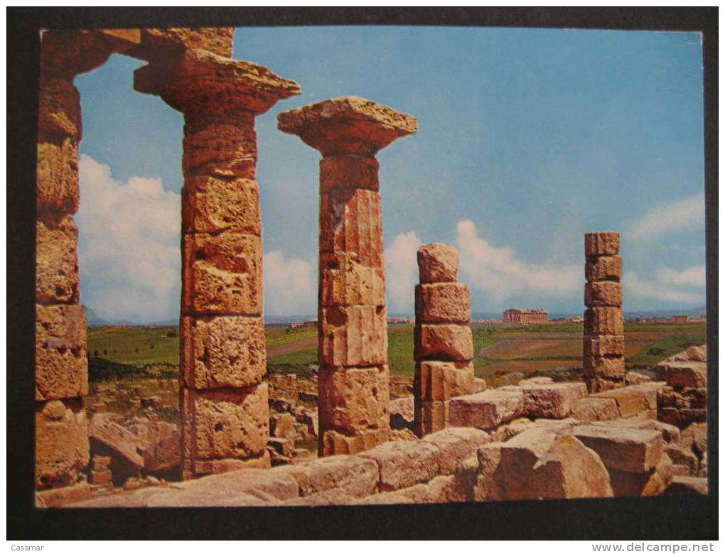 ITALY Selinunte Temple Templo Archeology Archeologie Prehistory Prehistoire Art Arqueologia Prehistoria - Historia