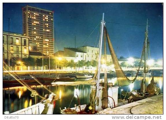 Rimini - Notturno - Porto Canale E Grattacielo - 509-1744 - Non Viaggiata - Rimini