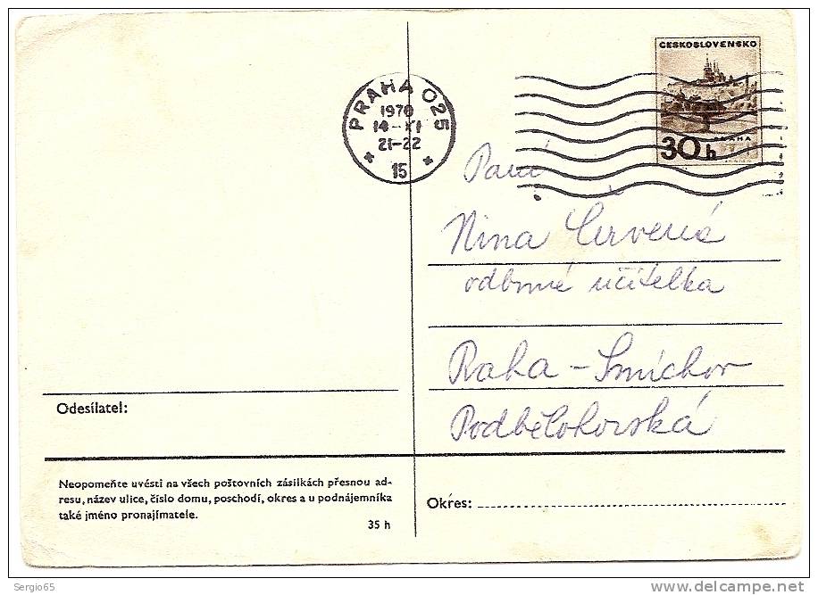 Post Card - Traveled 1970th - Postales