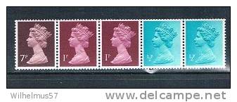 Great Britain SG X843l Coilstrip Mnh - Machin-Ausgaben