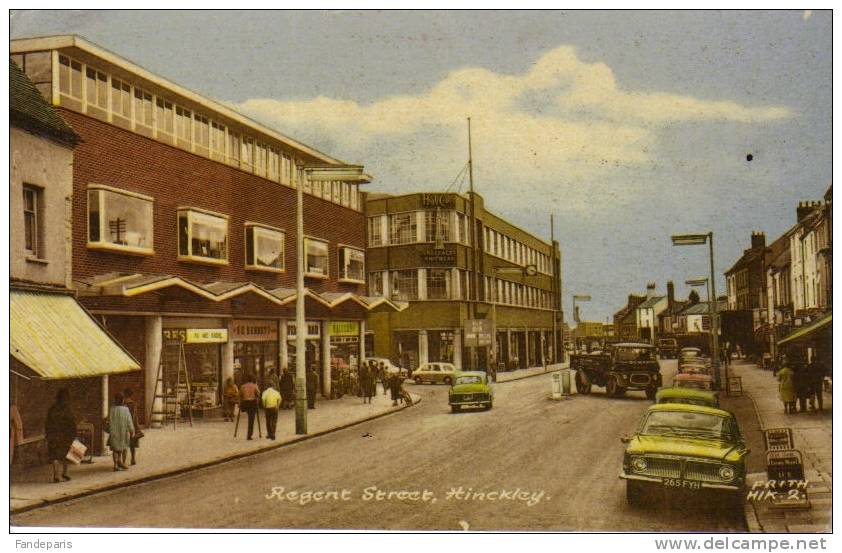 ANGLETERRE  //  HINCKLEY  //REGENT STREET // CPA - Autres & Non Classés