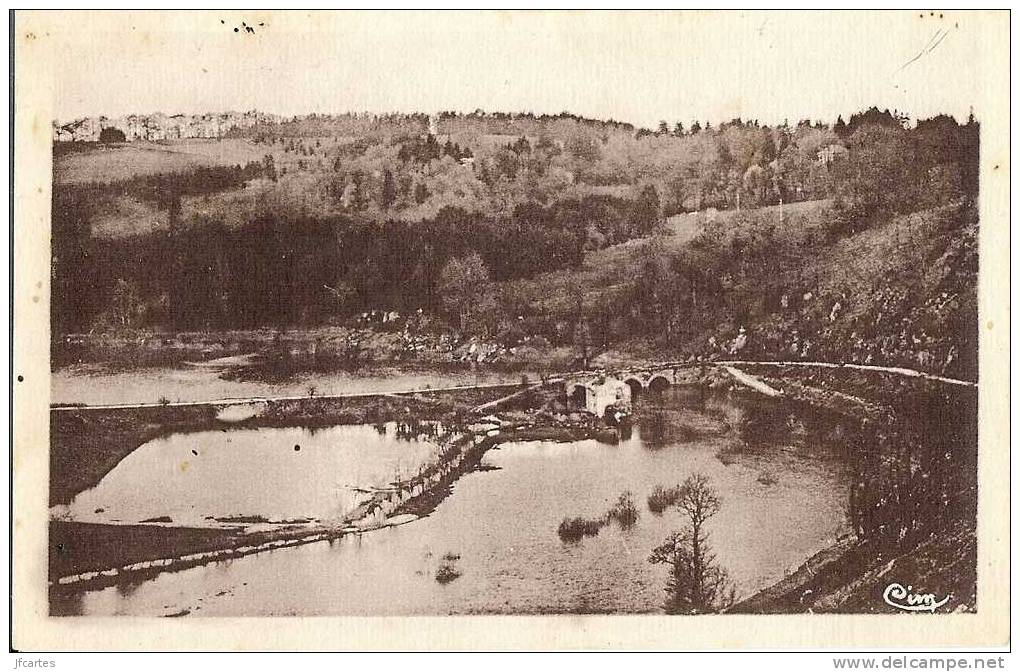 81 - ANGLES-du-TARN - Le Lac - Le Vieux Pont De Gotis à Demi Submergé - Angles