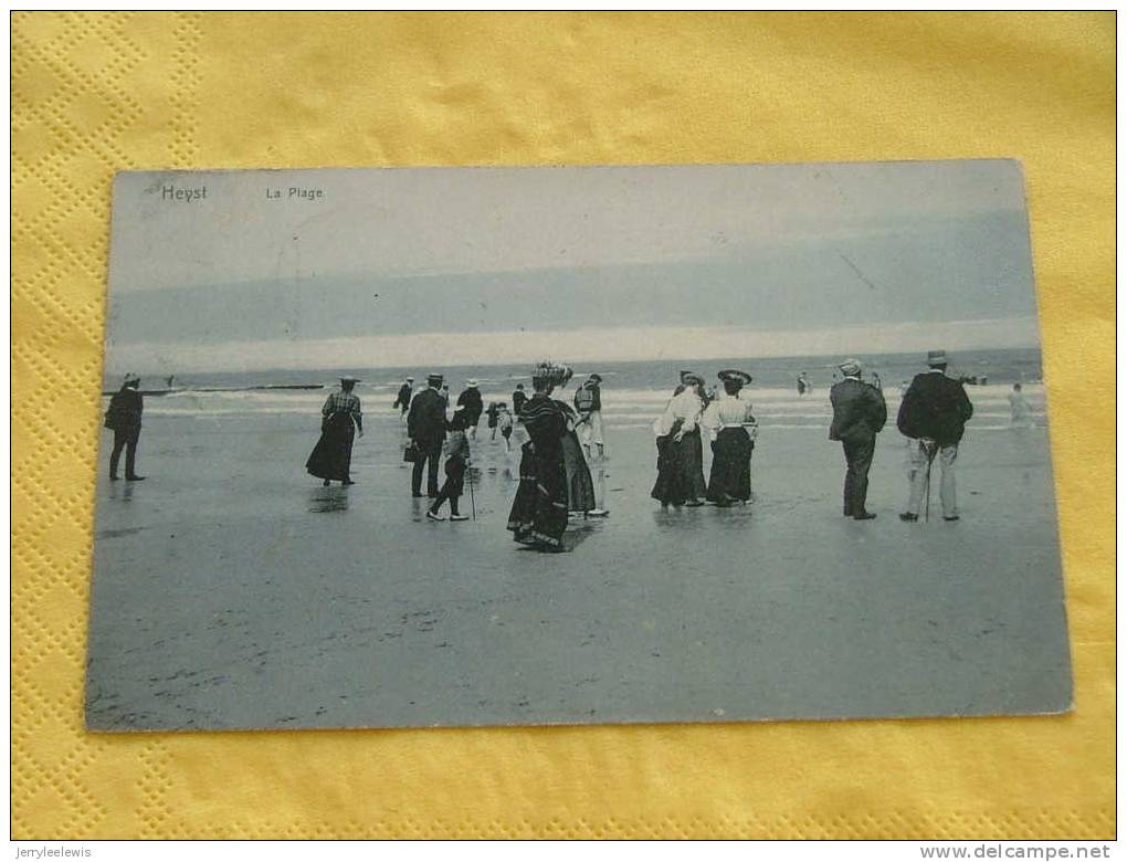 Heist - Heyst -   Het Strand -  La Plage    -  1913        - ( 2 Scans ) - Heist