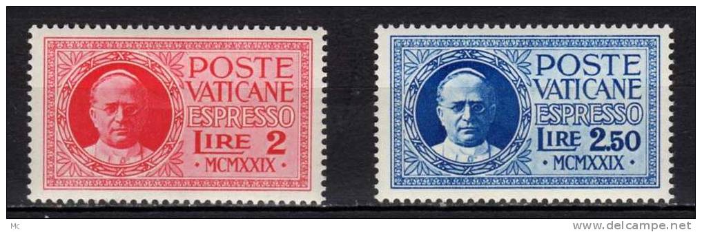 Vatican Expres NÂ° 1 / 2 Luxe ** - Priority Mail