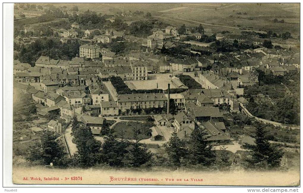 88 - BRUYERES - Vue De La Ville - Bruyeres