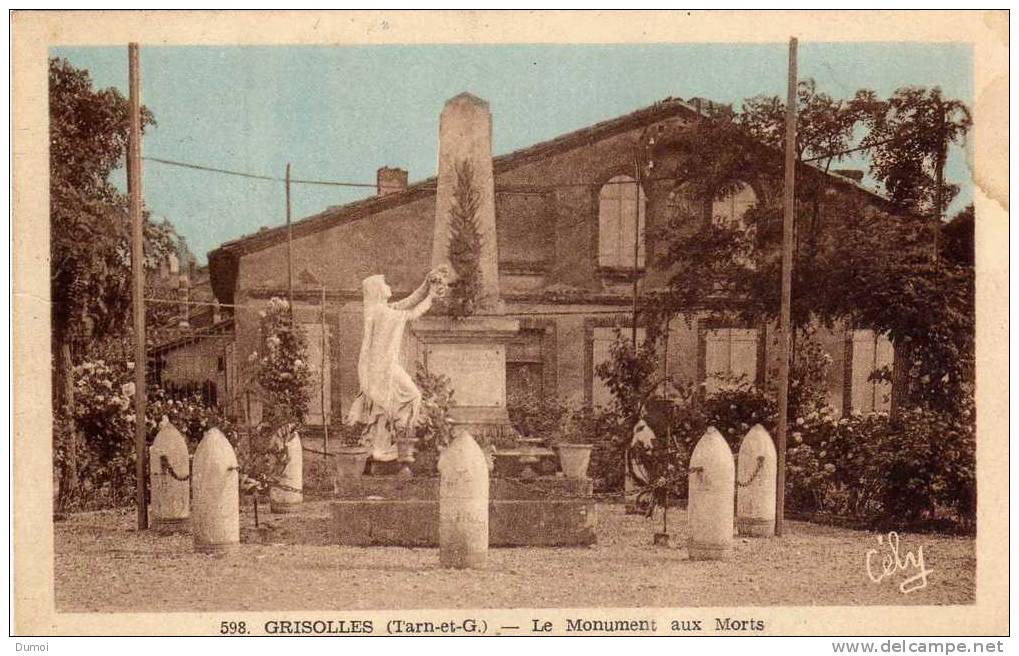 GRISOLLES   -  Le Monument Aux Morts - Grisolles