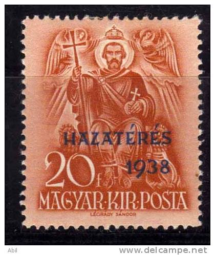 Hongrie 1938 N°Y.T. ;  504* - Nuevos