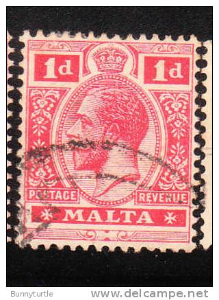 Malta 1921-22 King George V 1p Used - Malta (...-1964)