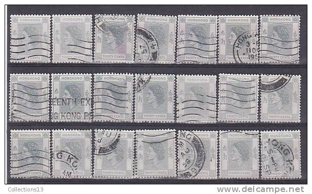 COLONIES ANGLAISES - Hong Kong - Lot De 210 Timbres Obli - Gebraucht