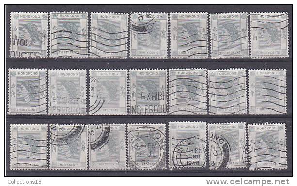 COLONIES ANGLAISES - Hong Kong - Lot De 210 Timbres Obli - Used Stamps
