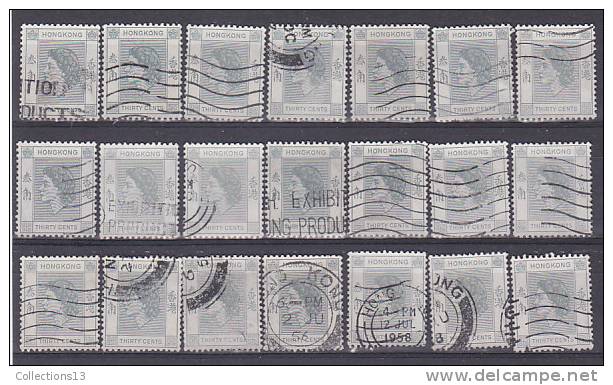 COLONIES ANGLAISES - Hong Kong - Lot De 210 Timbres Obli - Gebraucht