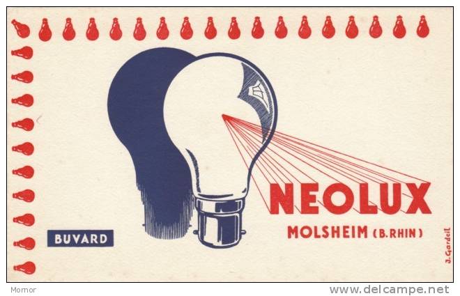 BUVARD  NEOLUX MOLSHEIM (B.RHIN) - Elettricità & Gas