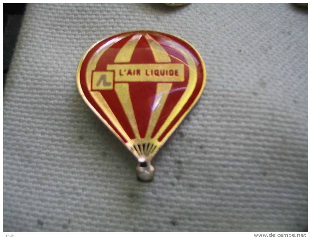 Pin's Montgolfiere, L'air Liquide - Fesselballons