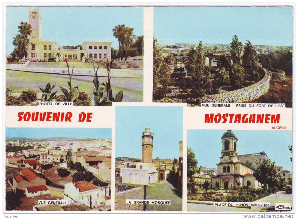 CP - ALGERIE - MOSTAGANEM - Multivue - Circulée / Travelled - Mostaganem