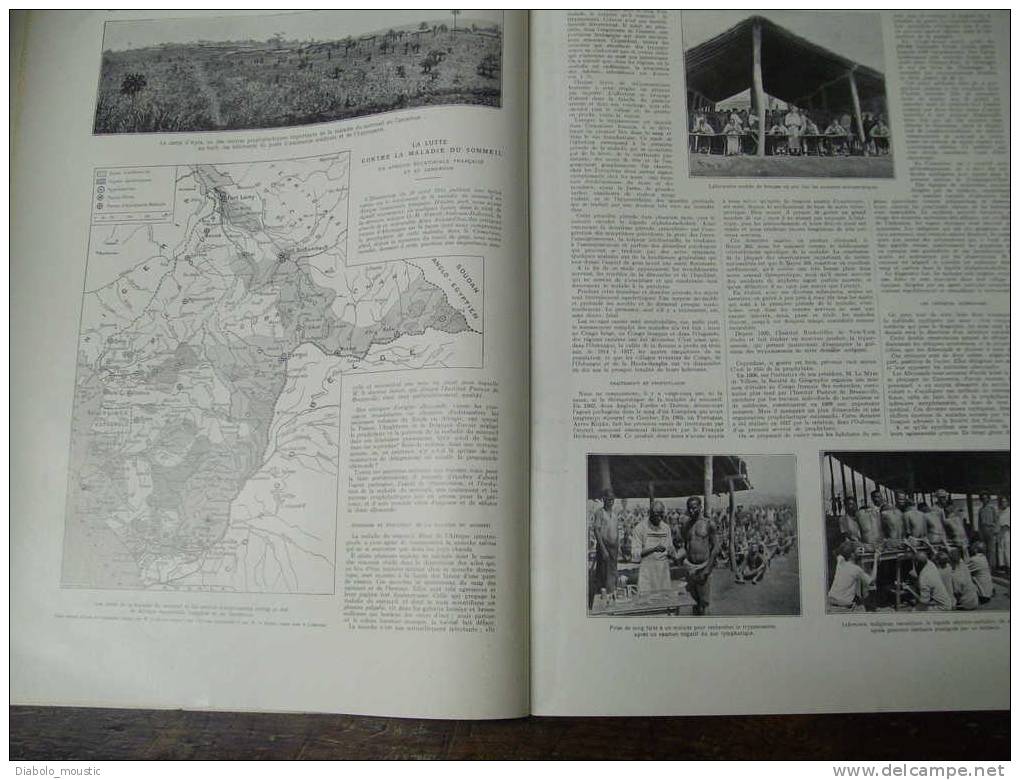 1926 Autos,CADUM ;Maroc ;Ile LOBOS de TIERRA ;Chez Cécile SOREL ;Musée ANVERS ; Maladie du sommeil ; Vente immo CANNES ;