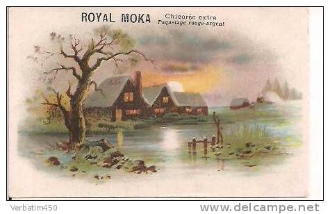 CHROMO  ROYAL MOKA  CHICORE ET TAPIOCA..HORS CONCORS..B BOURGEOIS & LABBE A CAMBRAIS ET PROVILLE..N° 14..PAYSAGE  HIVERN - Autres & Non Classés