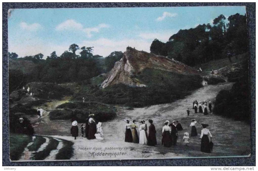 CPA ANGLETERRE - KIDDERMINSTER - PECKETT ROCK HABBERLEY VALLEY - 1907 - - Autres & Non Classés