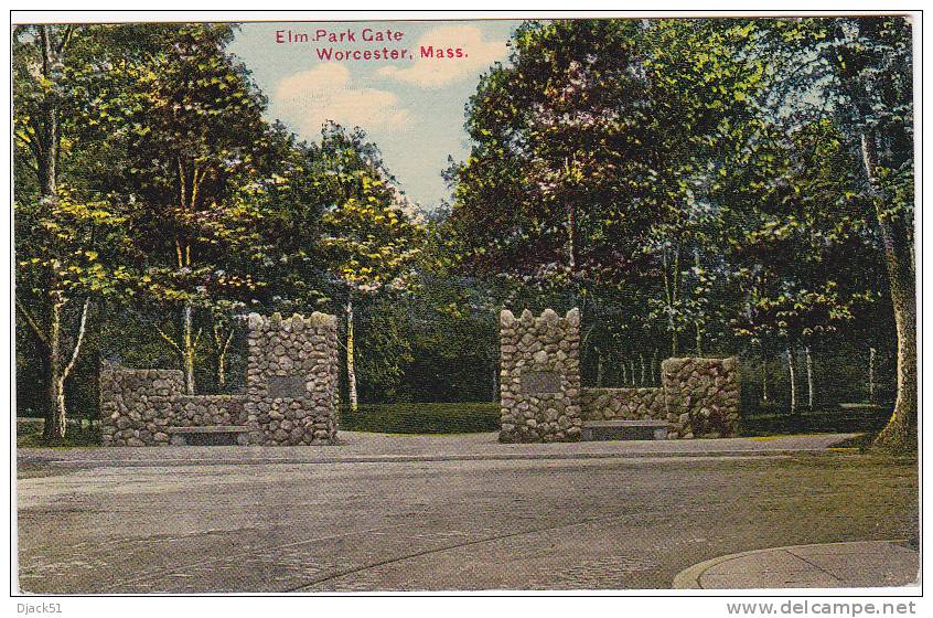 Eml Park Gate, Worcester, Mass. - Worcester