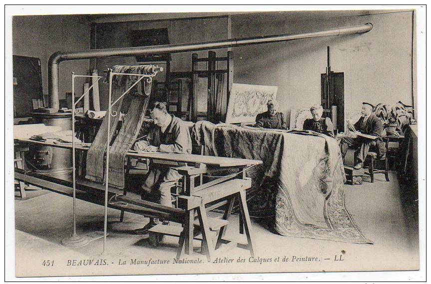 Beauvais La Manufacture Nationale  Atelier Des Calques Et De Peinture - Beauvais