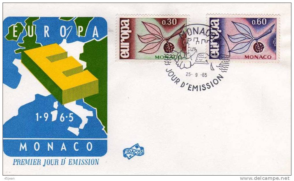 Monaco: 196 Très Belle Fdc Europa 1967 - 1965