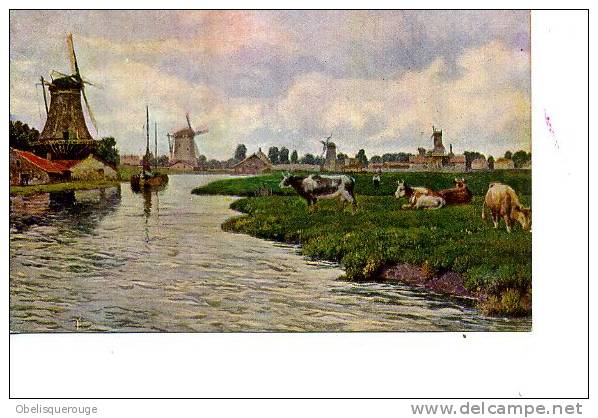 ZAANDAM MOULIN TABLEAU VACHE COLL CHOCOLAT D AIGUEBELLE - Zaandam