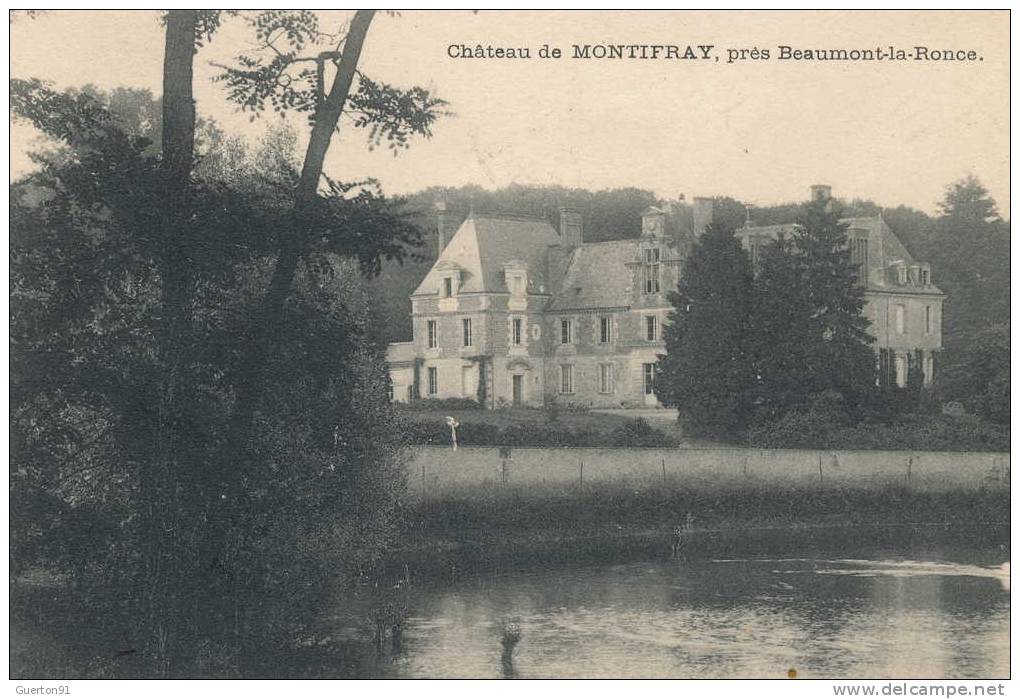 CPA (37)  Château De MONTIFRAY, Près BEAUMONT-LA-RONCE  / - Beaumont-la-Ronce