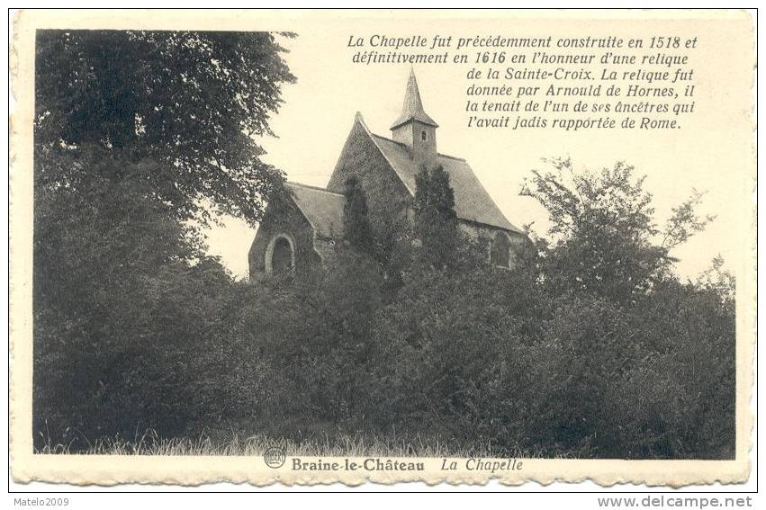 BRAINE LE CHATEAU (1440)  La Chapelle - Kasteelbrakel