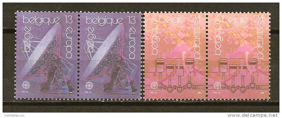 BELGIQUE - COB - Paires Des 2283/84** - Cote 12 € - 1988