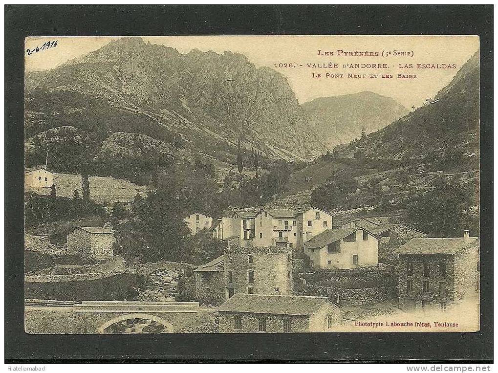 ANDORRA -1026 LABOUCHE - CARTE POSTALE  CIRCULADA(H..24) - Andorra