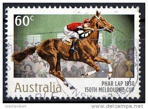 Australia 2010 150th Melbourne Cup - 60c Phar Lap Used - Actual Stamp - - Used Stamps