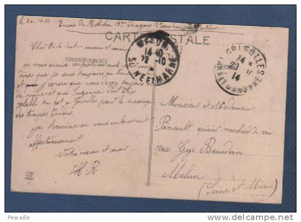 82 TARN ET GARONNE - CP ANIMEE GRISOLLES - AVENUE DE MONTAUBAN - PHOTOTYPIE LABOUCHE FRERES TOULOUSE N° 76 - CIRC. 1914 - Grisolles