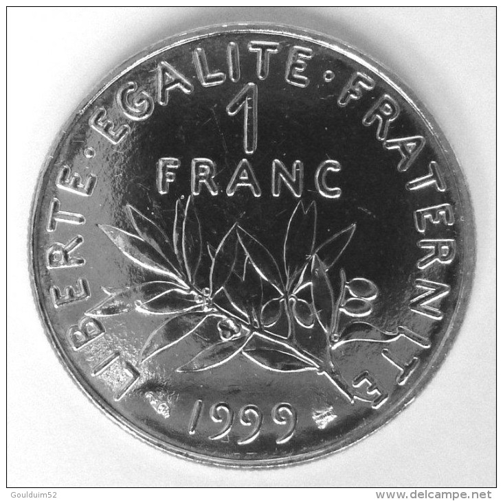 1 Franc 1999  Semeuse - Autres & Non Classés