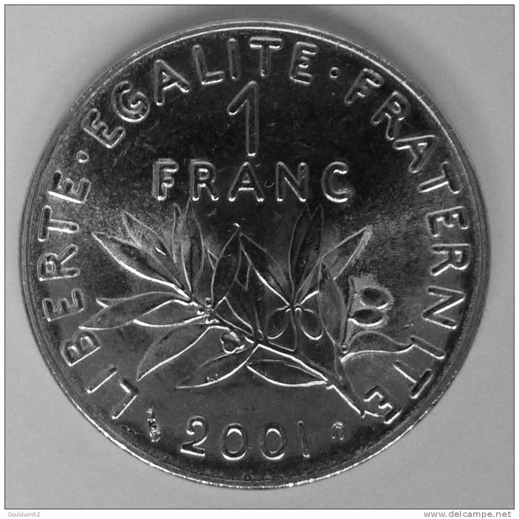 1 Franc  2001  Semeuse - 1 Franc